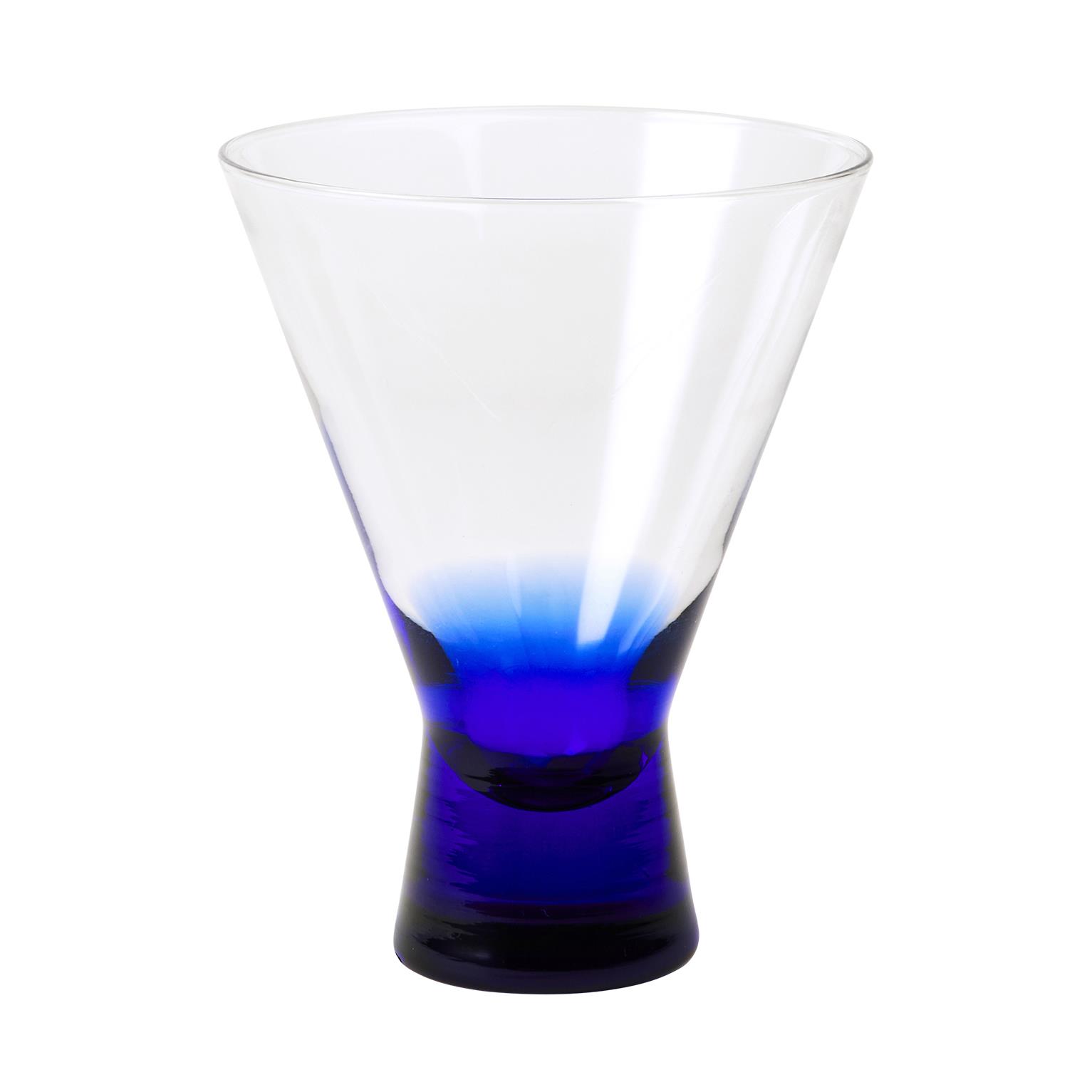 Broste Konus Cocktail Glass Tall - Intense Blue
